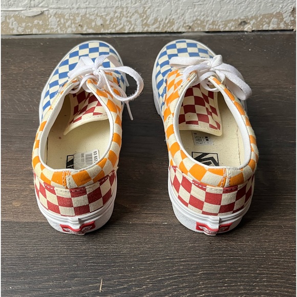 Multi Colored Checkered Vans - Picture 2 of 5